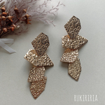 RUKIRIRIA #703 ゴールド4連ピアス  ピアスのみ 大ぶりピアス 