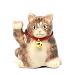 招き猫 8　ブラウンタビー君 