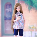 ジェニーちゃん服＊ホルターネックブラウス(ペイズリー)＊momoko