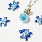 ☆豆電球型ネックレス～宇宙～☆