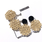 【natural】wood beads pierce ／ earring