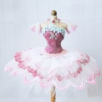 K様オーダー　1/6ドール　ミニチュアバレエチュチュ　
