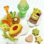 ミニチュア・くま型プレートの洋食セット②