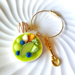 【受注販売】メロンムースのキーリング