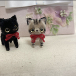 小さなキジトラ猫ちゃん　モールアート　モールベア 