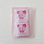 刺繍タグ☆45㎜×45㎜☆チェックくま 10枚+2