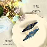 スチームパンク風ヘアクリップ「星散-scatter-」#1