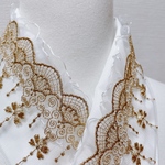 レース半衿 刺繍半襟《送料無料》