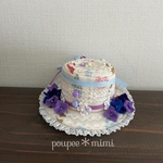 紫陽花ミニにゃんハット