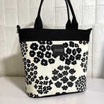 ☆モノトーン小花のトートバッグ