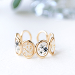 flower petals ring 【サイズフリー】No.100