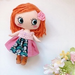 イーマリーちゃん＊バラのヘアピンとワンピースのセット♡ピンク
