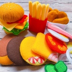 フェルト　ハンバーガー　知育玩具　おままごと