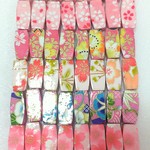 千代紙ビーズ　ピンク
