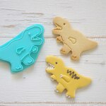 ティラノサウルス（約7cm）恐竜のスタンプクッキー型　恐竜王国シリーズ　　