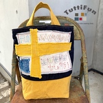 tuttifun＊黄色とデニムのツートンCrossバック