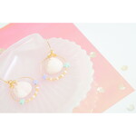 人魚姫ピアス　002*ﾟ ゜ﾟ*☆(イヤリング変更可)