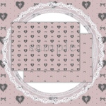 tulle dot lace_Dull pink 10枚