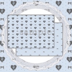 tulle dot lace_blue 5枚
