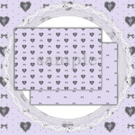 tulle dot lace_violet 5枚