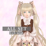 Wisteria DOLLS "Lily" ステッカー 各色5枚セット