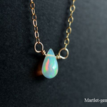 14kgf*オパール ネックレス