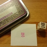 No.29 ミニはんこ チューリップ