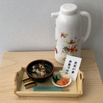 20時販売開始します。《魔法瓶花化粧》ミニチュア鮭茶漬けセット
