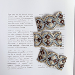 インド刺繍パッチンピン　♯21