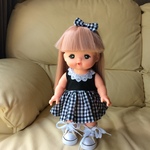 メルちゃんのワンピース  と リボンのセット