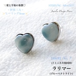 🍀最高の癒し✨ラリマー/No.1✨Silver925⭐️Jewelry天然石ピアス✨