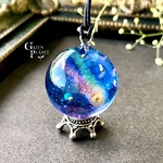 宇宙玉【彗星】　ネックレス/ペンダント　レジンアクセサリー