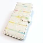 iphone6/6s 手帳型スマホケース　○　parallel path of the rainbow