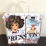 BIGポーチビニールバックにすっぽり　j.wecker frisch