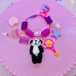 ［送料無料］うさぎ パンダ ジャラジャラキーリング ジャラジャラキーホルダー ゆめかわいい ゆめかわ yumekawaii kawaii ファンシー fancy 原宿 東京 rabbit panda 