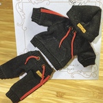 ねんどろいどどーる　スウェットセット　黒×黒