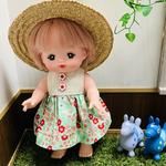 メルちゃん　ワンピース　花柄　ハンドメイド