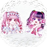 イチゴ姫ちゃんと魔法少女ちゃん シール