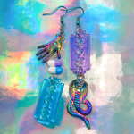 💙🐍蛇とカミソリピアス🐍💜
