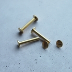 コンパクトレザーキーポーチ用『キーポスト金具』