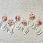 【ミク様専用】🌸桜とアクリルフープのピアス