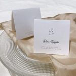 新作✺席札【¥60/枚】スクエアchampagne012