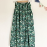 ＊ラビットの森♪マキシティアードスカート(green)＊