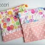 りぼん＆ちょうちょ＆キャンディの小さな巾着２枚セット