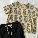 《サマーセール》インド綿で布帛Tシャツ