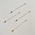◉新作◉【6pcs gold #48-26】ボール付きチェーンパーツ
