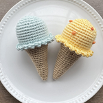 アイスクリーム🍦2色🧡💙