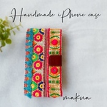 刺繍可愛い携帯ケース