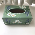 ミニティッシュケース★トールペイント★マーガレット