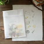 〈リボン刺繍が楽しめる〉春の色とうさぎさんの糸布針セット for いろいろな糸で楽しむどうぶつ刺繍レッスン